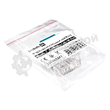 Модуль-вставка Keystone Jack RJ-45 ExeGate KJ-8P8C-U-C6A-180-Dual (Кат.6A, неэкранированная, 180 градусов, IDC Krone/110)
