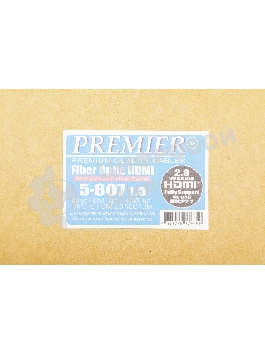 Кабель соединительный аудио-видео Premier 5-807 HDMI (m)/HDMI (m) 1.5м. черный (5-807 1.5)