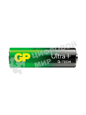 Алкалиновые батарейки c технологией G-tech GP Ultra Plus Alkaline 15А AА - 4 шт. на блистере
