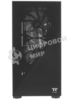 Компьютерный корпус Thermaltake Divider 170 TG ARGb/Black CA-1S4-00S1WN-00/Win/SPCC/Tempered Glass*1/120мм ARGb PWM Fan*2