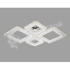 Потолочный светодиодный светильник Ambrella light FA1726/4 CH хром 3000K/4200K/6400K 108W 690*550*100 (ПДУ РАДИО 2.4G)