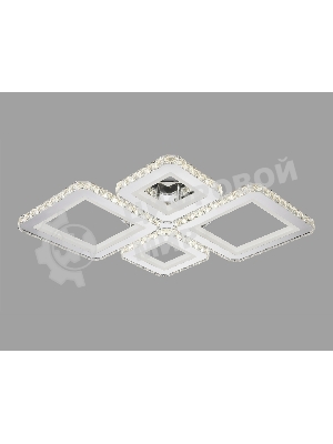 Потолочный светодиодный светильник Ambrella light FA1726/4 CH хром 3000K/4200K/6400K 108W 690*550*100 (ПДУ РАДИО 2.4G)