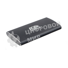 Внешний корпус mSATA AgeStar 3UBMS2 черный, алюминий, черный USB 3.0