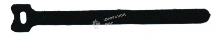 Хомут-липучка 210мм, 20 шт., черный