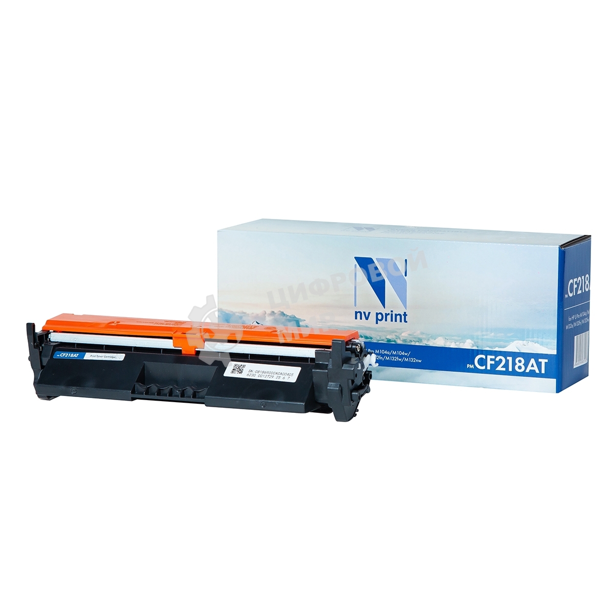 Картридж лазерный NVPrint совместимый NV-CF218AT для HP LaserJet Pro M132a/M132fn/M132fw/M132nw/M104a/M104w (1400k)