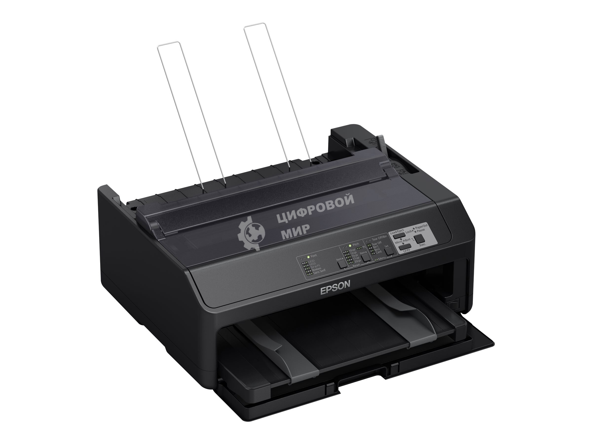 Принтер матричный Epson FX-890II (C11CF37401), A4, 9х2-игольный (80 колонок), высокоскоростной (735 cps), до 6 экземпляров одновременно (1 оригинал + 5 копий), ресурс ленты: 7,5 млн. символов, USB, LPT, для больших объемов печати