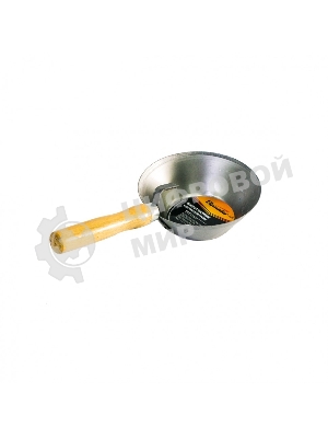 Ковш стальной Sparta штукатурный, деревянная ручка