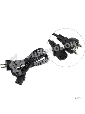 Кабель питания ExeGate Special PC-1,8S (Евровилка Schuko->С13) 3*0.75мм2, CCA, черный, 1.8м.