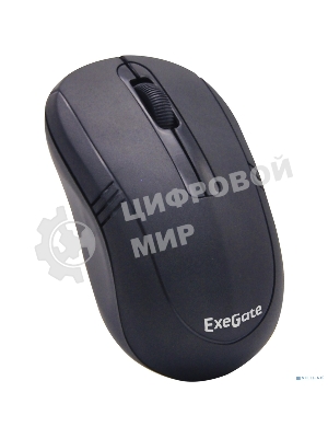 Мышь беспроводная ExeGate Professional Standard SR-9021 черный, 1200 dpi, радиоканал, USB, кнопки - 3
