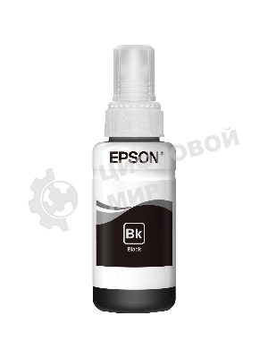 Чернила Epson 664 C13T664198 (аналог C13T66414A) черный 70мл для Epson L100