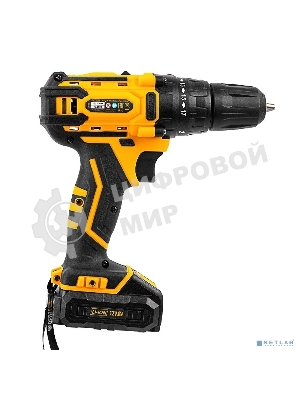 Дрель-шуруповерт аккумуляторная Denzel CDL-12-02BM, 12В, 2 АКБ