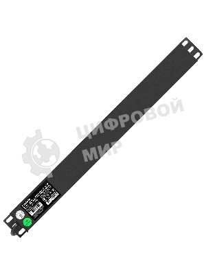 Блок розеток с сетевым фильтром (Surge Protect) и выключателем с подсветкой ExeGate ServerPro PDU-19H802 Al-8S-EU1.8CU-SW-SPD1 (19