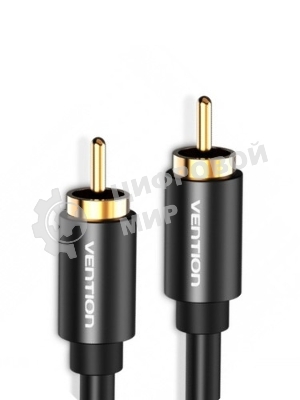 Кабель Vention аудио RCA M/RCA M - 1м черный