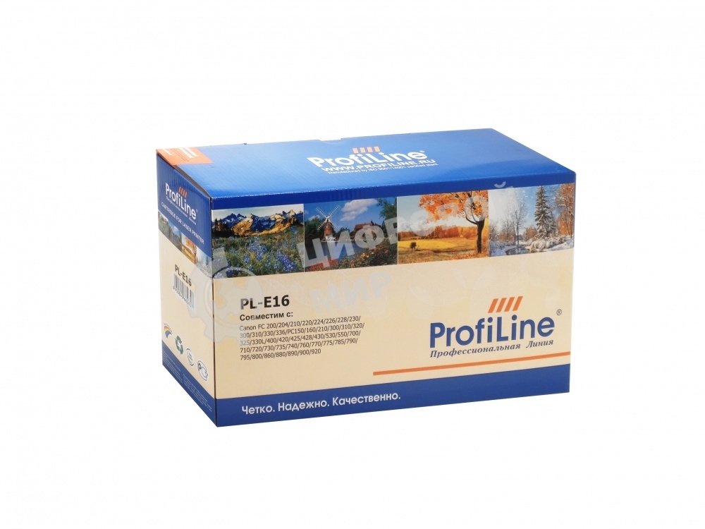 Картридж ProfiLine PL-E16 для принтеров Canon FC 200/204/210/220/224/226/228/230/300/310/330/336/PC150/160/210/300/310/320/325/330L/400/420/425/428/430/530/550/700/710/720/730/735/740/760/770/775/785/790/795/800/860/880/890/900/920 2000 копий разборный