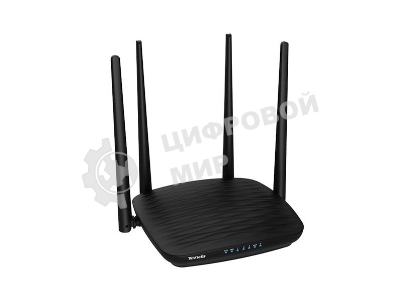 Маршрутизатор Tenda AC5 1200Mbps 11AC wave2Router, MU-MIMO,1Ghz CPU，4X5dbi Antennas, 1X100Mbps WAN, 3x100Mbps LAN,WiFi On/Off Switch,Universal Rep