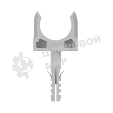 Держатель с защелкой и дюбелем DKC 51320 д.20 мм