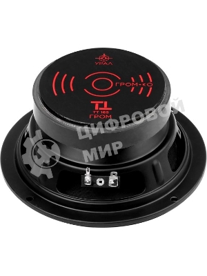 Колонки автомобильные Ural ТТ 165 ГРОМ (без решетки) 150Вт 97дБ 4Ом 16.5см (6 1/2дюйм) (ком.:2кол.) широкополосные однополосные