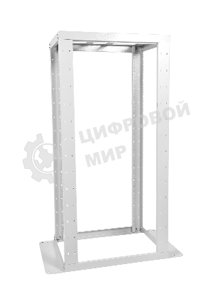 Стойка двухрамная ЦМО СТК-С-45.2.1000 45U 560ммX1280мм направл.закл.гайки 480кг серый