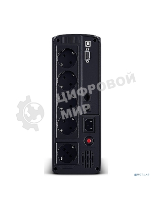 Источник бесперебойного питания UPS CyberPower VP1600ELCD Line-Interactive 1600VA/960W USB/RS-232/RJ11/45 (4 + 1 EURO)