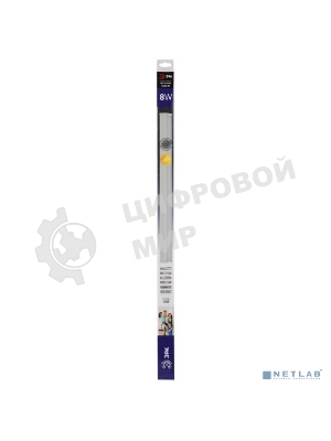 Светодиодный светильник линейный ЭРА LLED-01-08W-6500-W длина 572 мм