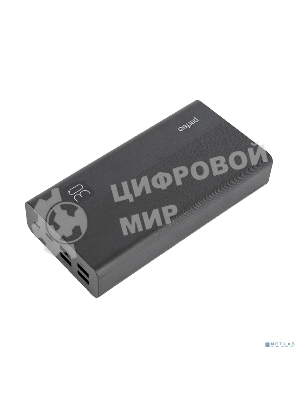 Портативный аккумулятор Perfeo Powerbank MOUNTAINS 30000 mAh/LED дисплей/PD + QC 3.0/Type-C/4 USB/Выход: 3A, max 22.5W/черный (PF_D0161)