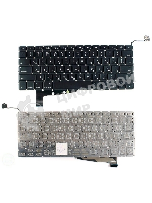 Клавиатура для ноутбука MacBook A1286 без SD плоский ENTER