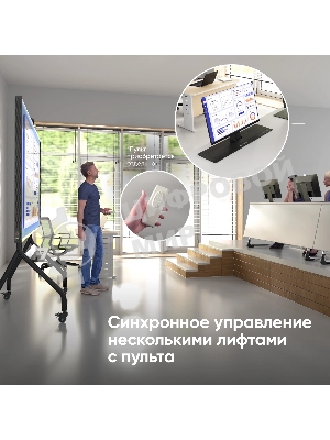 Кронштейн для мониторов Onkron NWS-SC24 черный 13