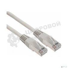 Пaтч-корд F/UTP Rexant, cat.6, RJ45-RJ45, экранированный, PVC серый, 3м