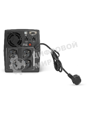 Источник бесперебойного питания Импульс ЮНИОР СМАРТ 1200, 1200/720 ВА/Вт, LCD, USB, RJ11/RJ45, SCHUKOx4