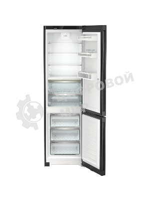 Холодильник Liebherr CBNbdc 573i-22 001 черный двухкамерный 255/94л морозилка снизу, No Frost