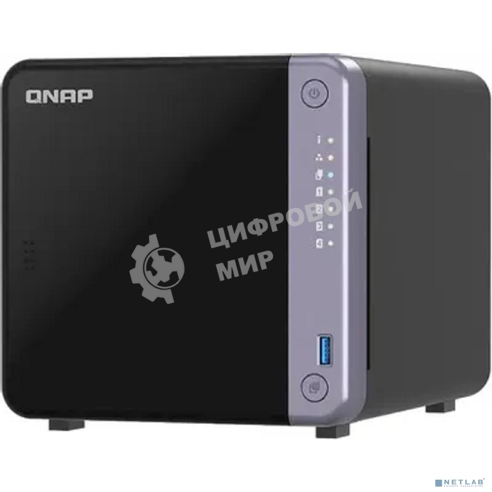 Сетевое хранилище NAS Qnap TS-432X-4G 4-bay настольный Alpine AL-524