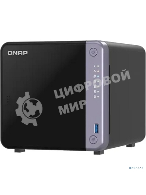 Сетевое хранилище NAS Qnap TS-432X-4G 4-bay настольный Alpine AL-524
