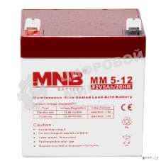 Батарея для ИБП MNB MM 5-12 (12V/5Ah) F2 УТ-00003090