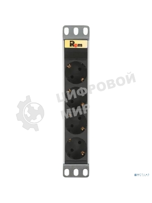 Блок силовых розеток Rem Rem-10, Shuko х 4, вход IEC 320 C14, 10