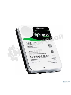 Жесткий диск Seagate SAS 14Tb Exos X16 (7200rpm) 4Kn 256Mb 3.5