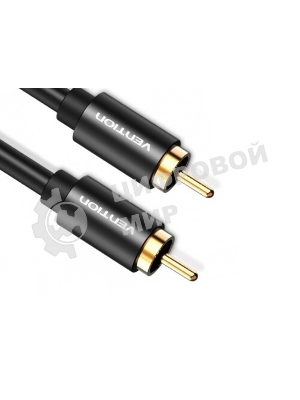 Кабель Vention аудио RCA M/RCA M - 1м черный