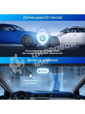 Видеорегистратор TrendVision VICTORY DUAL черный 2Mpix 1080x1920 1080p 170гр. GPS GP6248