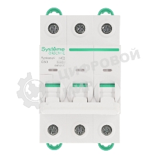 Автоматический выключатель Systeme Electric S9F22350 Systeme9 C 50A 3P 6kA 400В