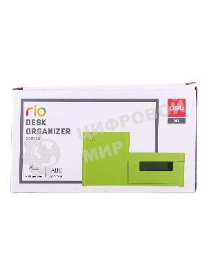 Органайзер настольный Deli EZ25150 Rio 175x90x92мм, зеленый, пластик