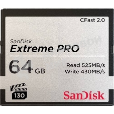 Флеш карта CFAST2.0 64GB SanDisk Extreme Pro 525Mb/s