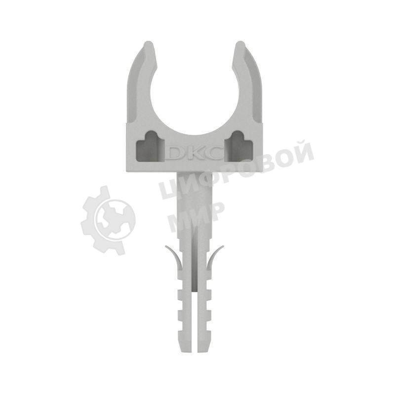 Держатель с защелкой и дюбелем DKC 51316 д.16 мм
