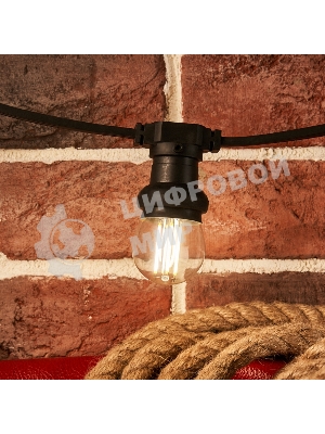 Лампа светодиодная филаментная Rexant Шарик GL45 9.5 Вт 950 Лм 4000K E27 прозрачная колба