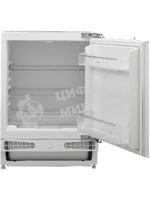 Встраиваемый холодильник Korting KSI 8181, белый однокамерный 133л, морозилка отсутствует, капельное