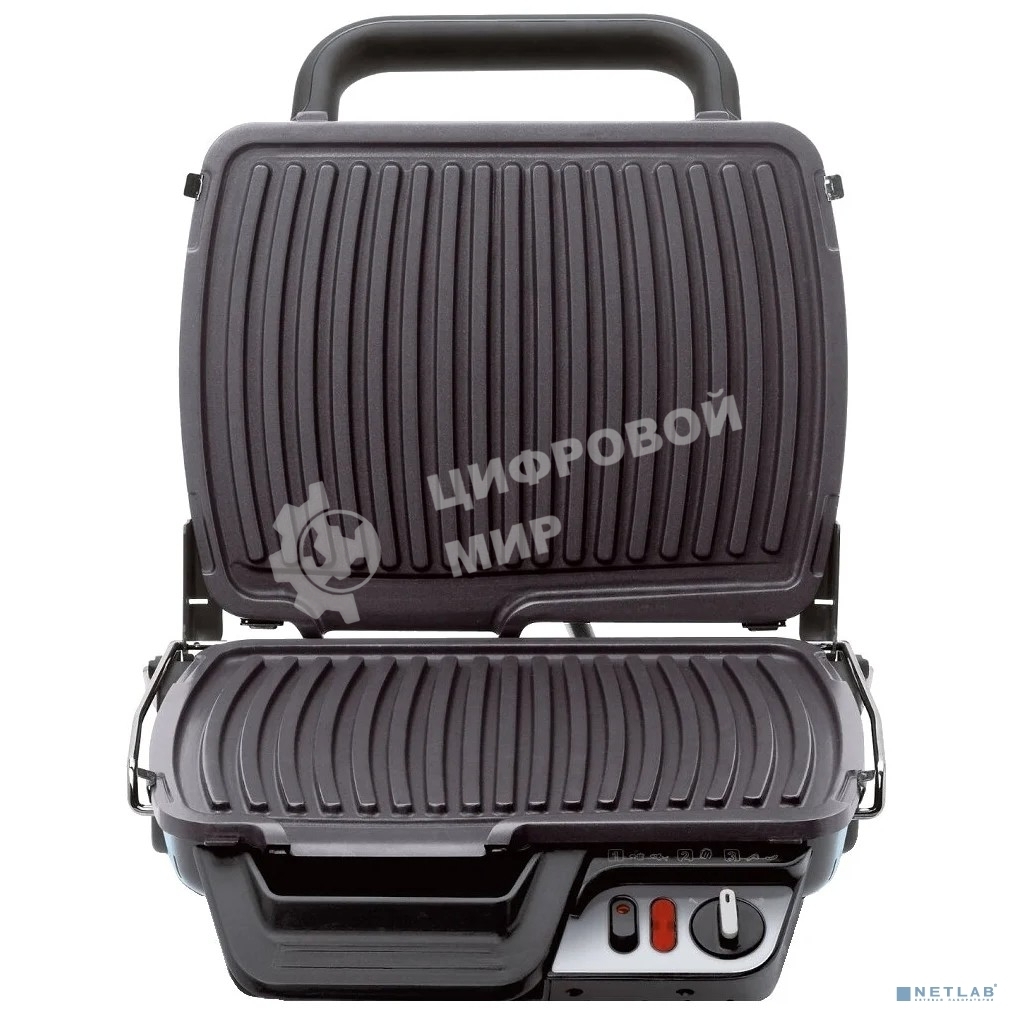 Гриль электрический Tefal GC306012 2000Вт серебристый