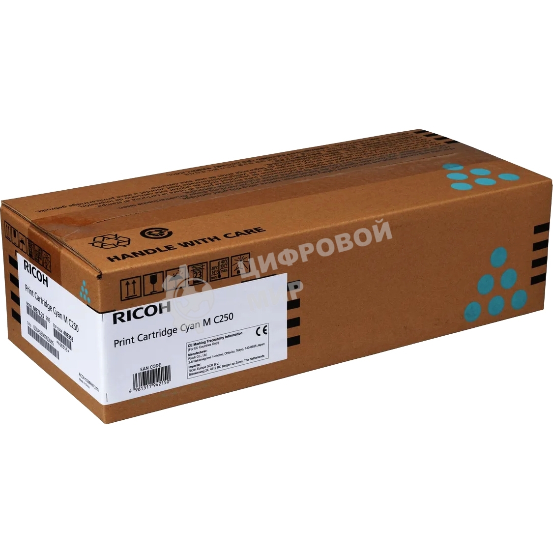 Картридж лазерный тип M C250 голубой для Ricoh P C300W/M C250FWB