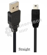 Кабель USB Type A на Mini USB прямой 3 м