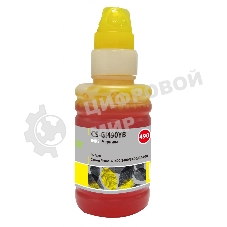 Чернила Cactus CS-GI490YB желтый100мл для Canon Pixma G1400/G2400/G3400