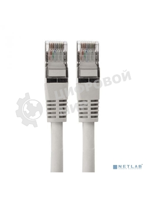 Пaтч-корд F/UTP Rexant, cat.6, RJ45-RJ45, экранированный, PVC серый, 3м