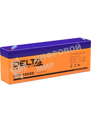 Батарея для ИБП Delta DTM 12022 (12V, 2.2Ah)