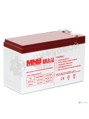Батарея для ИБП MNB MM 9-12 (12V/9Ah) F2 УТ-00003094